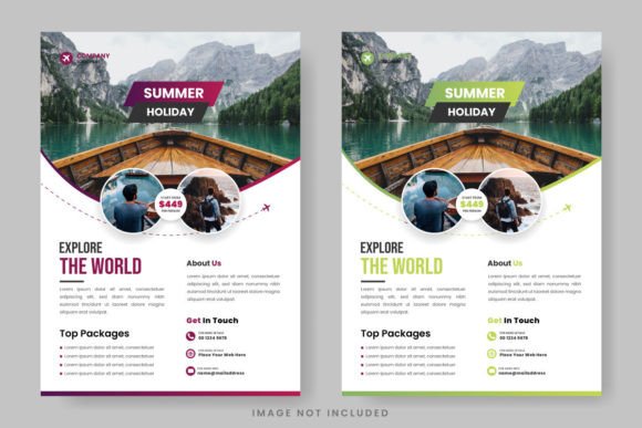 Download Travel Flyer Template Design - Premium Bundle