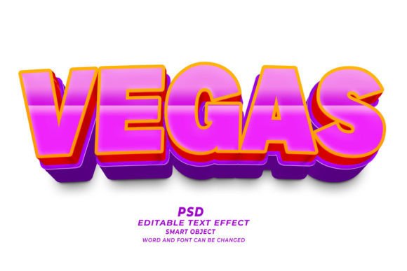 Download Vages PSD 3D Editable Text Effect - Editable text effect Collection