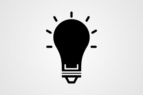 Download Electric Bulb Glyph Icon - Electric bulb Collection