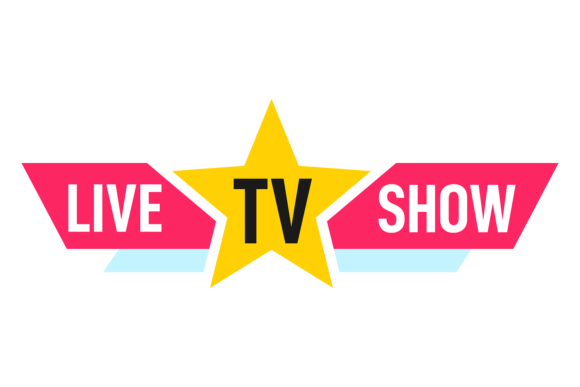 Download Live Tv Show Label. Video Stream Badge - Show Collection