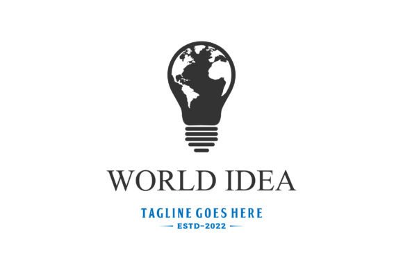 Download Light Electric Bulb World Globe Map Logo - Electric bulb Collection
