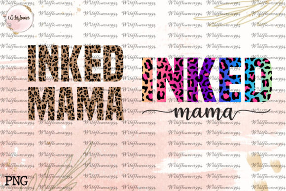 Download Inked Mama Leopard PNG Design - Leopard png design Collection