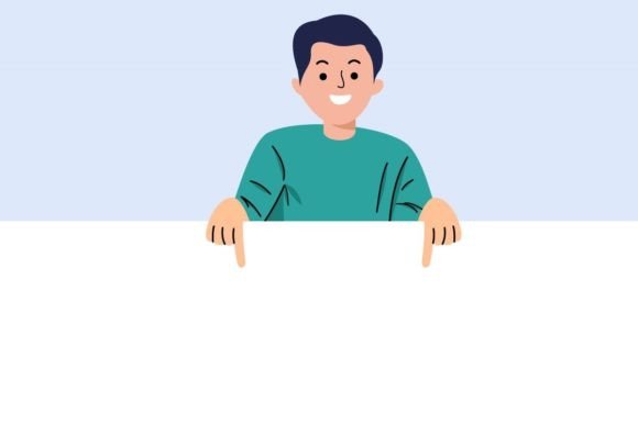 Download Man Showing Copy Space Advertisement - Show Collection